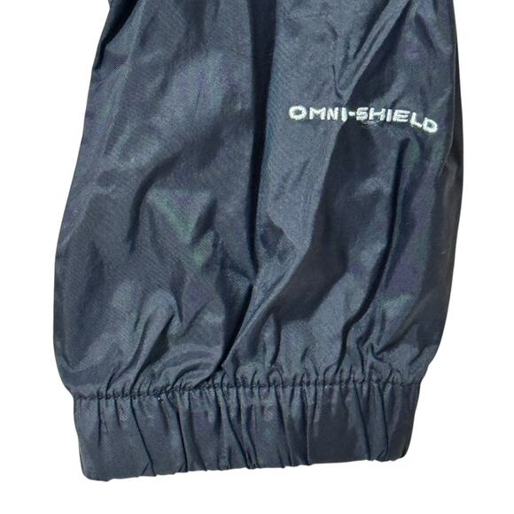 Columbia Jacket Women Medium Ladies Black Full Zip Hooded Outdoors Windbreaker - Picture 3 of 6